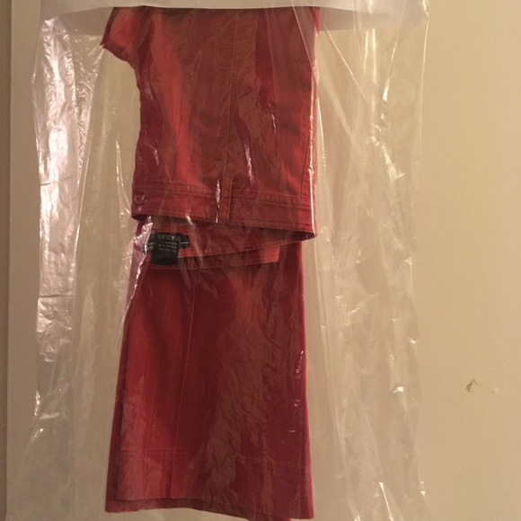 RAMPAGE Red Pants Rides at Hip low cut -striking! - Picture 4 of 7